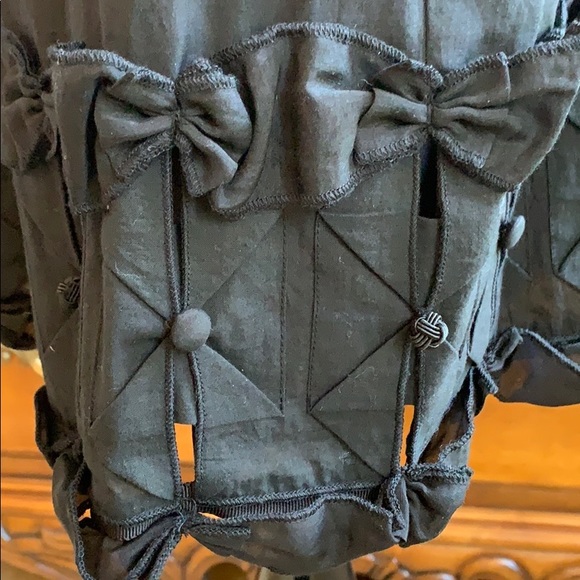 YOANA BARASCHI ORIGAMI  SUNDRESS BLACK Small - Picture 11 of 15